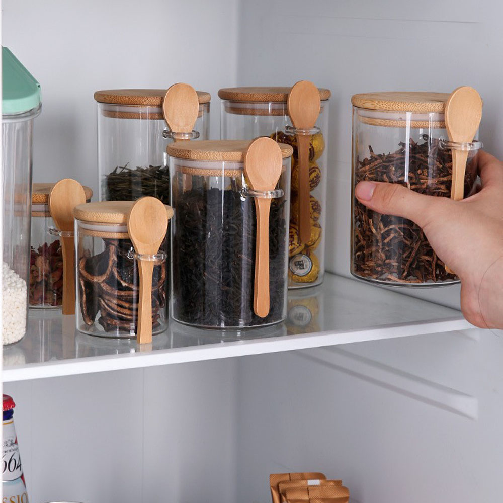 Canister Coffee Sugar Tea - Recipientes de Plástico Herméticos para Almacenamiento