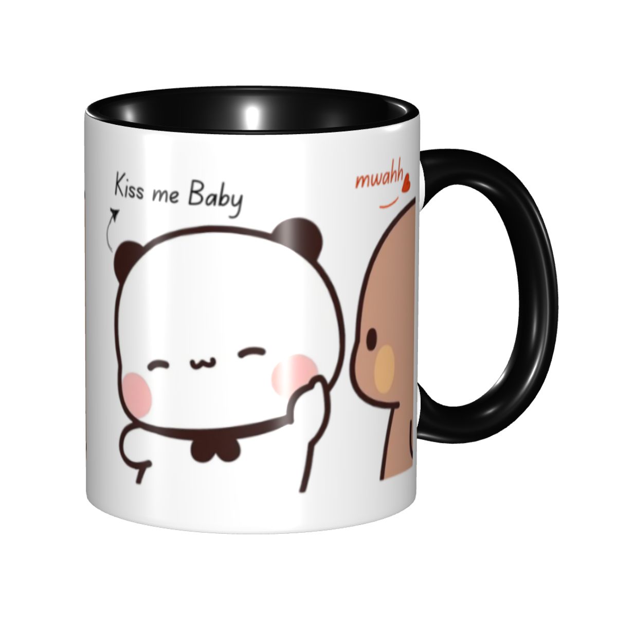 Coffee Tea Me - Taza de café personalizada Kiss Me