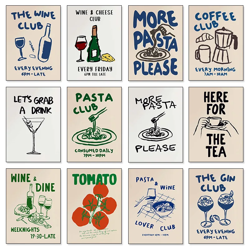 Coffee Tea Picture - Arte moderno para cocina, vino, café,