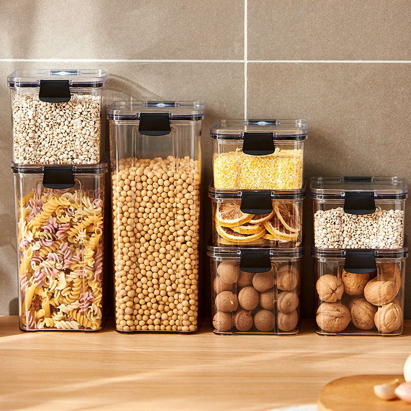 Coffee Tea Sugar Container Set - Tarros sellados para cocina, organizador de