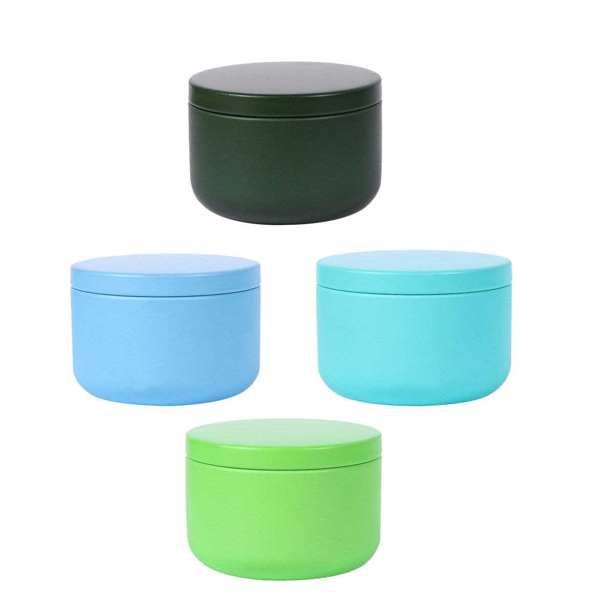 Canister Coffee Sugar Tea - Juego de 4 Latas de Metal
