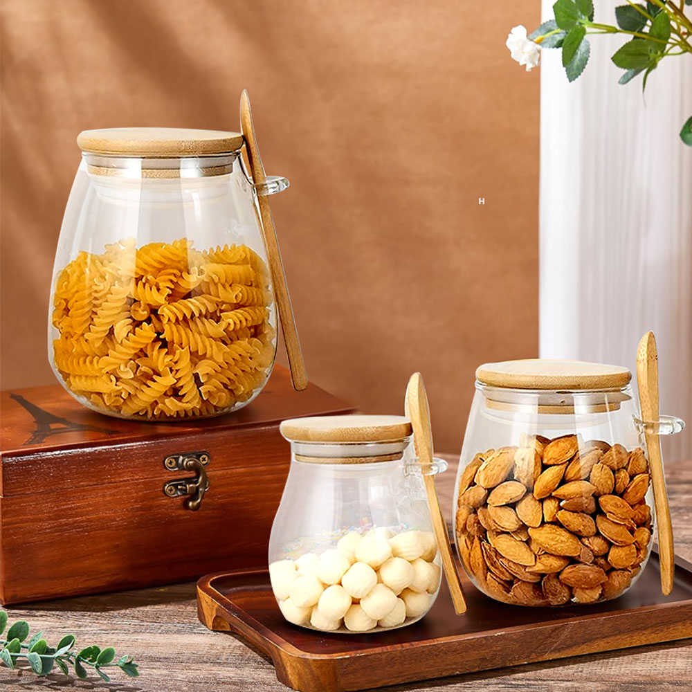 Tarro de vidrio sellado de 34o - Coffee Tea And Sugar Canister Set reseña y precio
