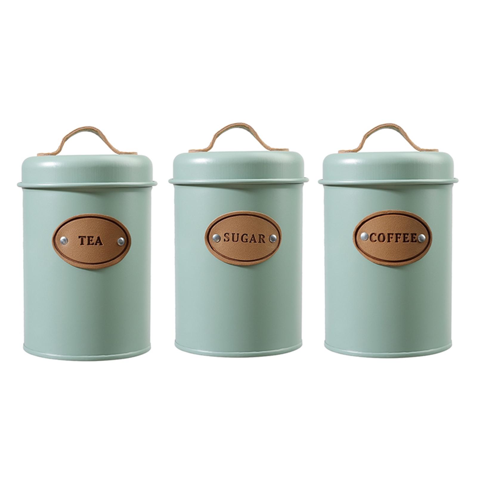 Juego de 3 Recipientes Multius - Coffee Tea Sugar Container Set reseña y precio
