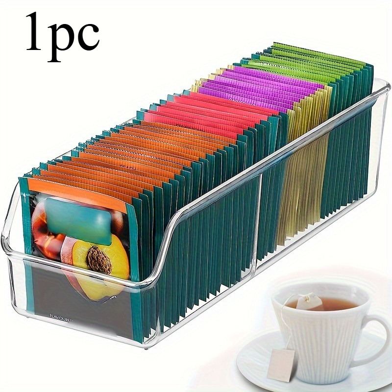 Caja organizadora transparente - Coffee Tea Sugar Container Set reseña y precio