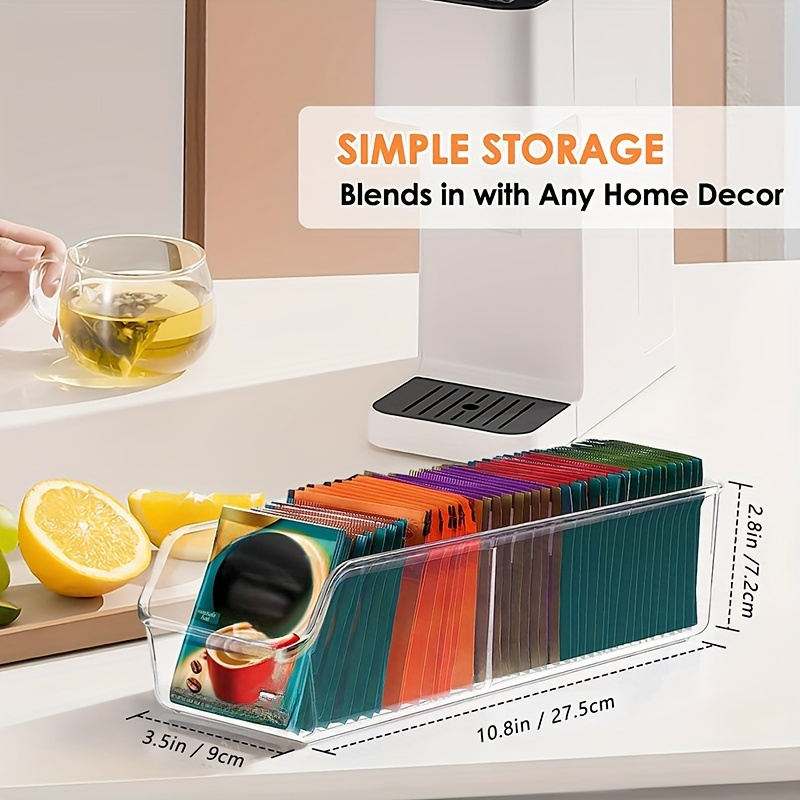 Caja organizadora transparente - Coffee Tea Sugar Container Set reseña y precio