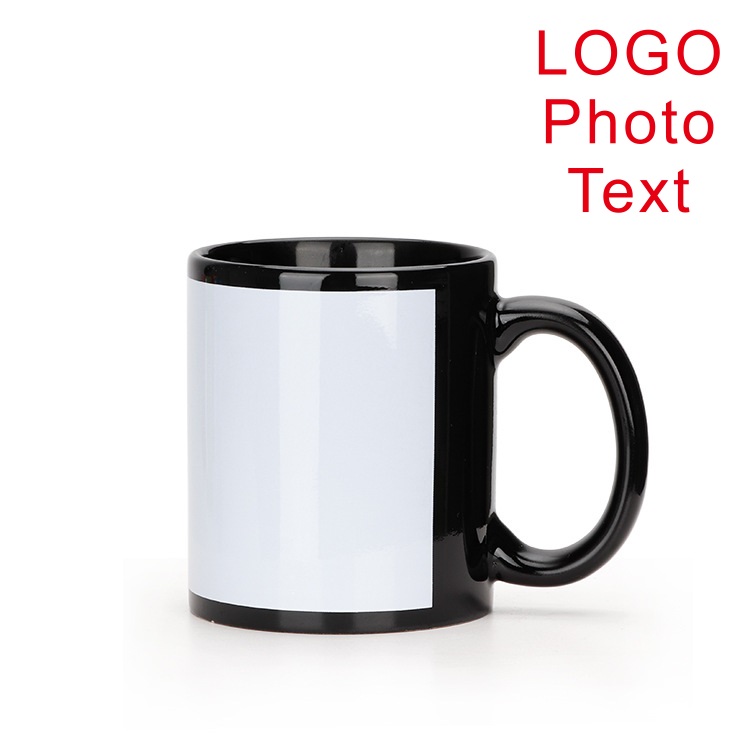 Taza negra con logotipo DIY, T - Coffee Tea Picture reseña y precio
