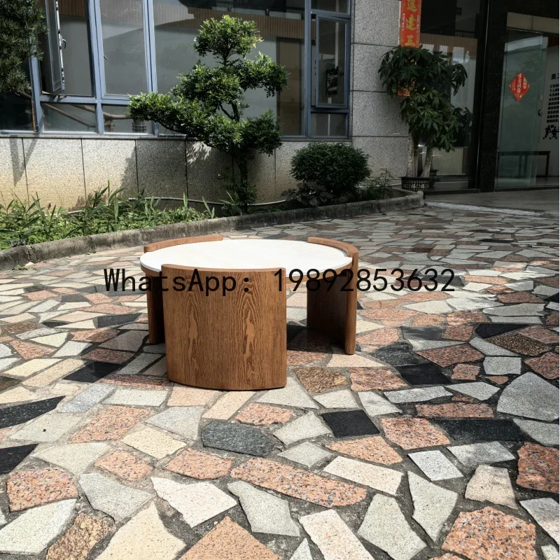 Mesa de centro de madera maciz - Coffee&Tea House Opinie reseña y precio