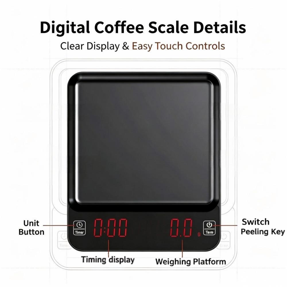 Báscula Digital de Alta Precis - Coffee&Tea House Opinie reseña y precio