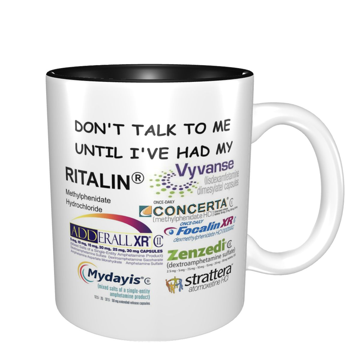 Taza de cerámica divertida con - Coffee Tea Me reseña y precio