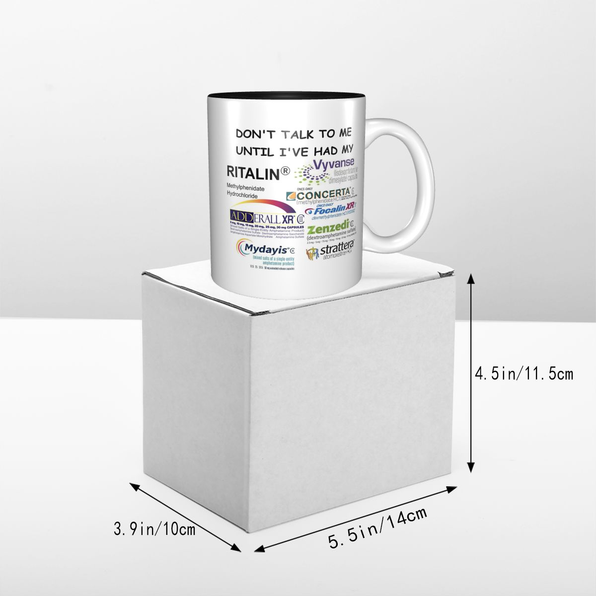 Taza de cerámica divertida con - Coffee Tea Me reseña y precio