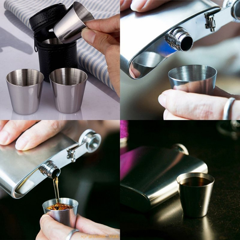 4/6 Uds tazas de acero inoxida - Coffee Tea Tumbler reseña y precio