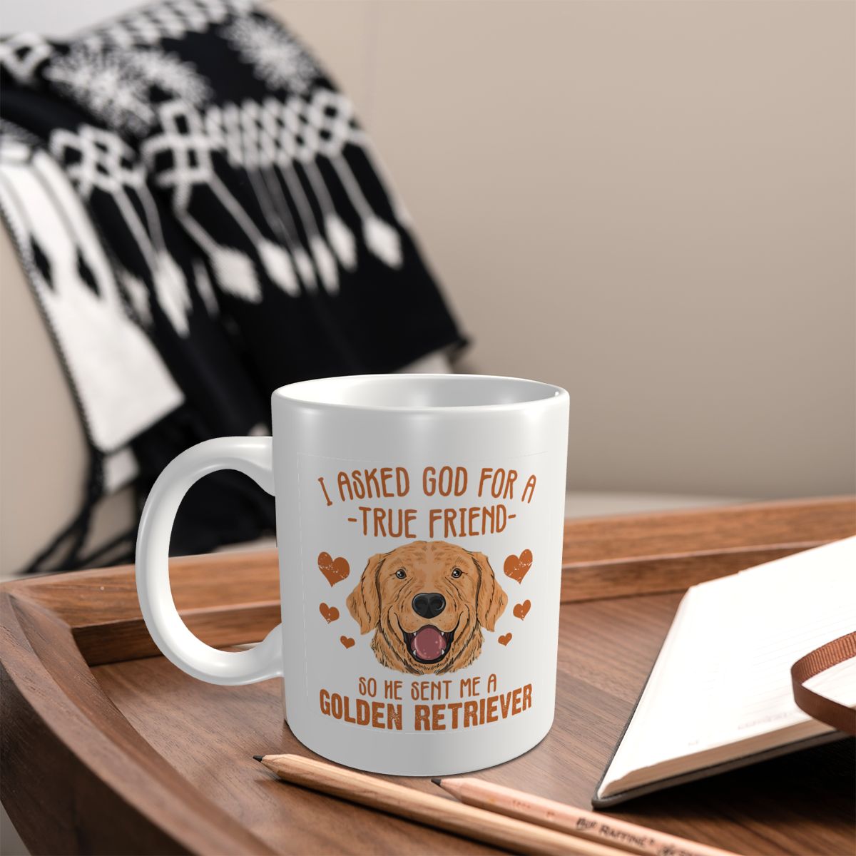 Mark Cup Mug Golden Retriever  - Coffee Tea Me reseña y precio