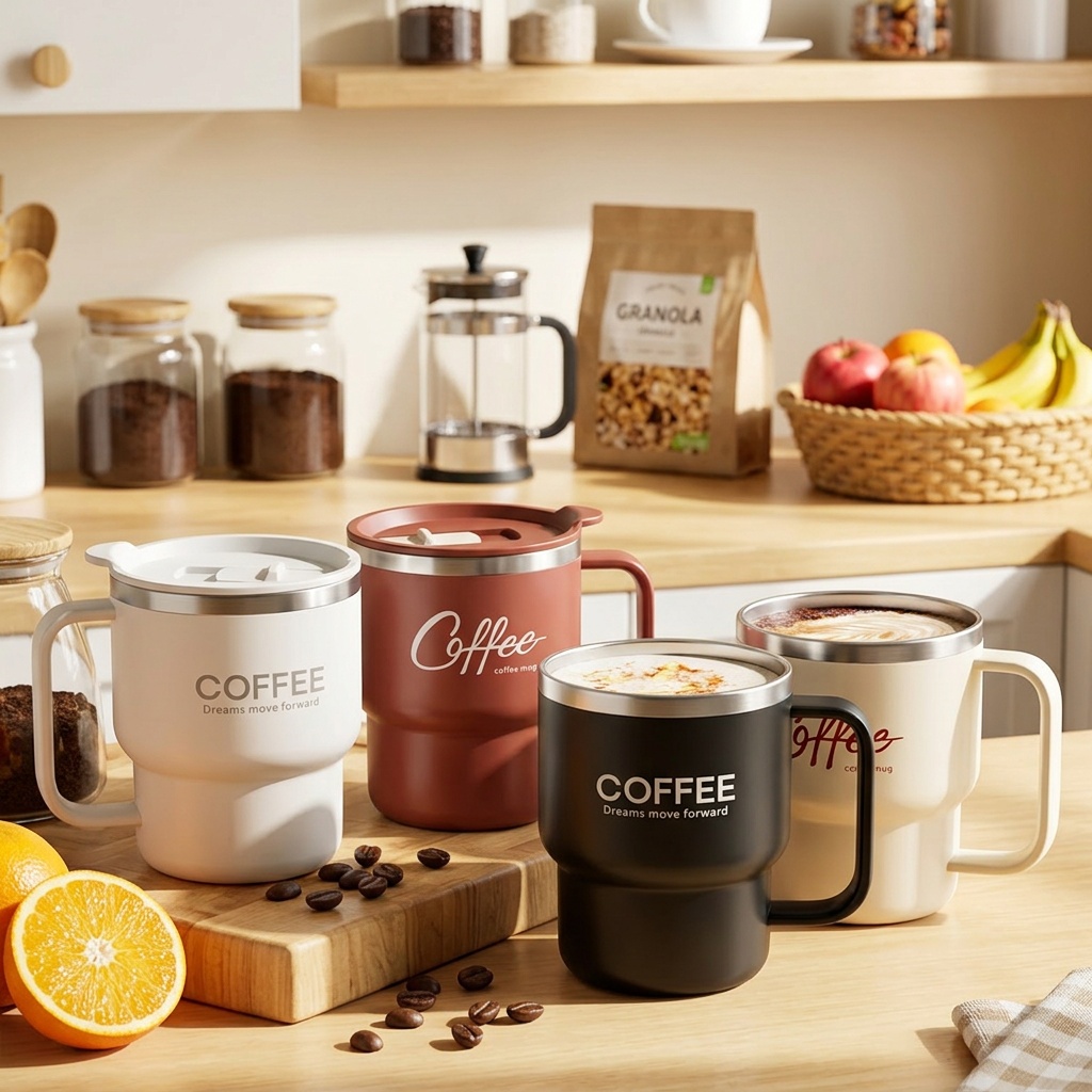 Taza de Café Aislada de Acero  - Coffee Tea Tumbler reseña y precio