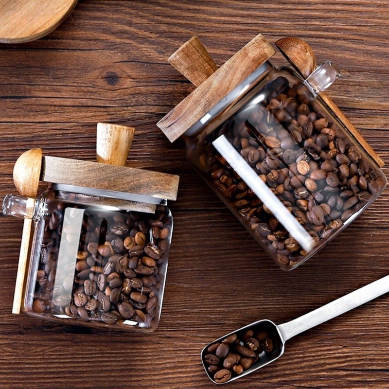 Juego de 3 recipientes de vidr - Coffee Tea And Sugar Canister Set reseña y precio