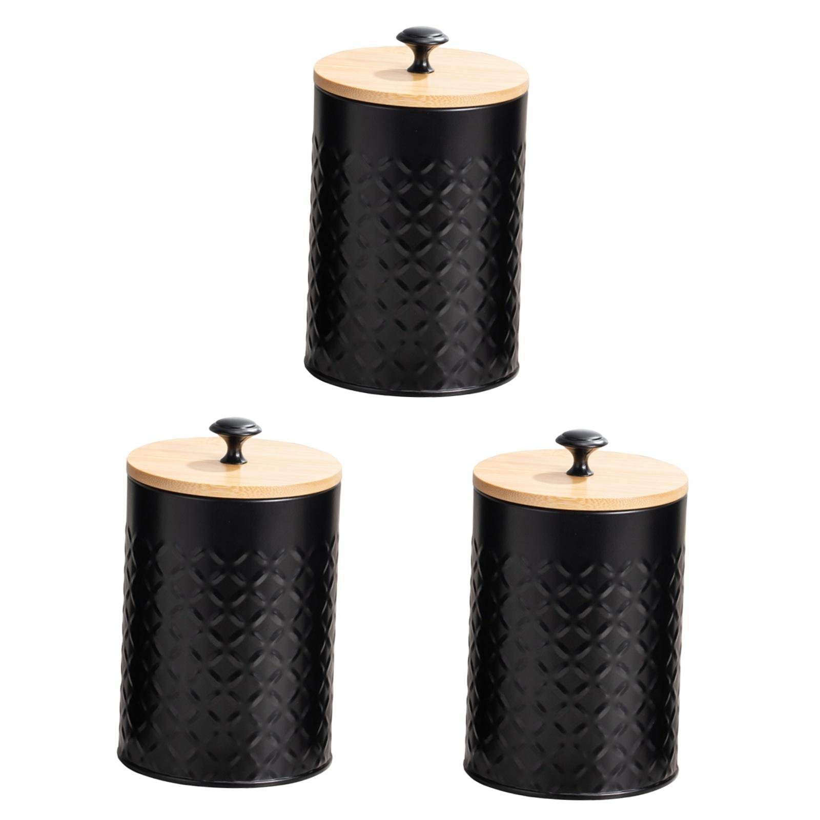 Juego de 3 recipientes para té - Coffee Tea And Sugar Canister Set reseña y precio
