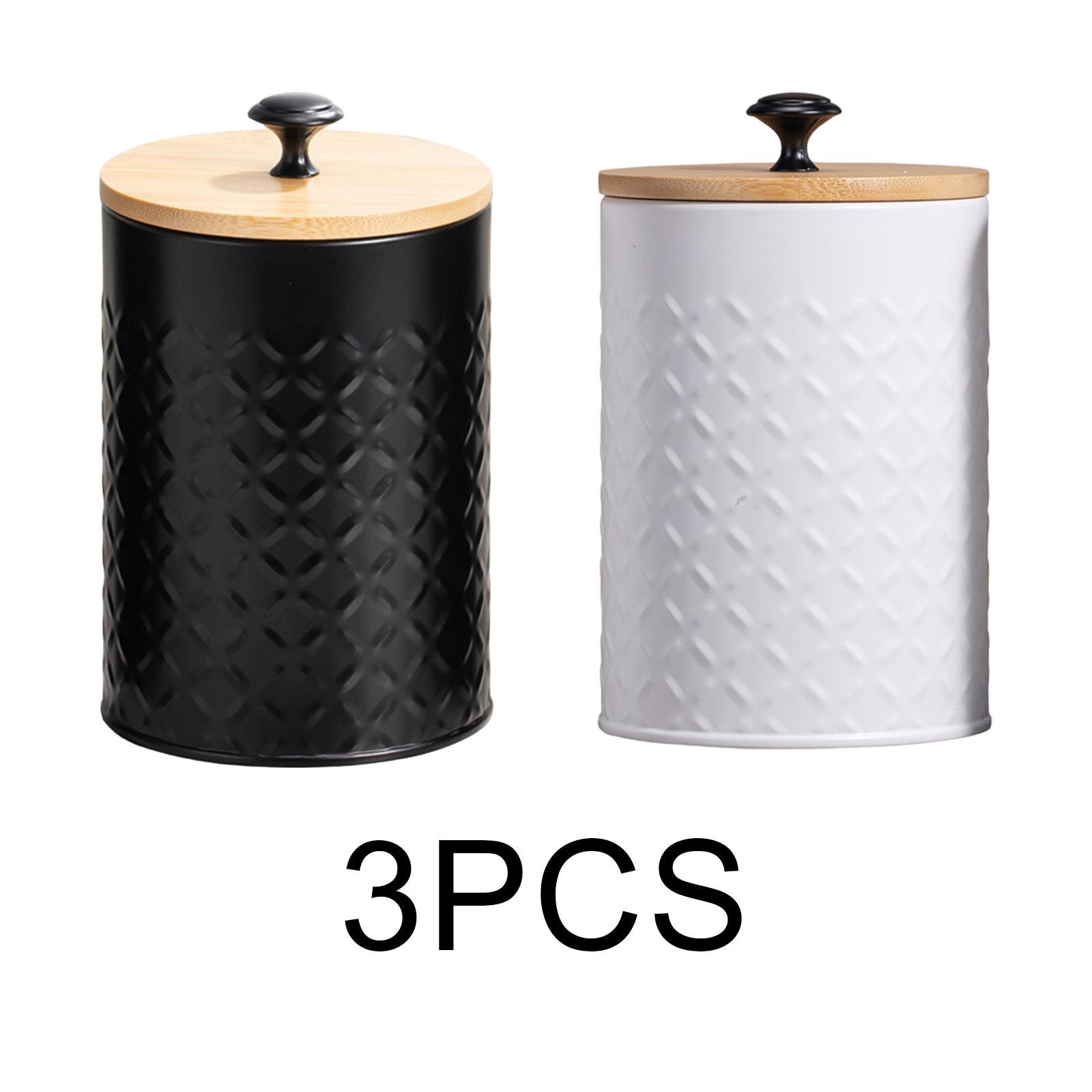 Juego de 3 recipientes para té - Coffee Tea And Sugar Canister Set reseña y precio