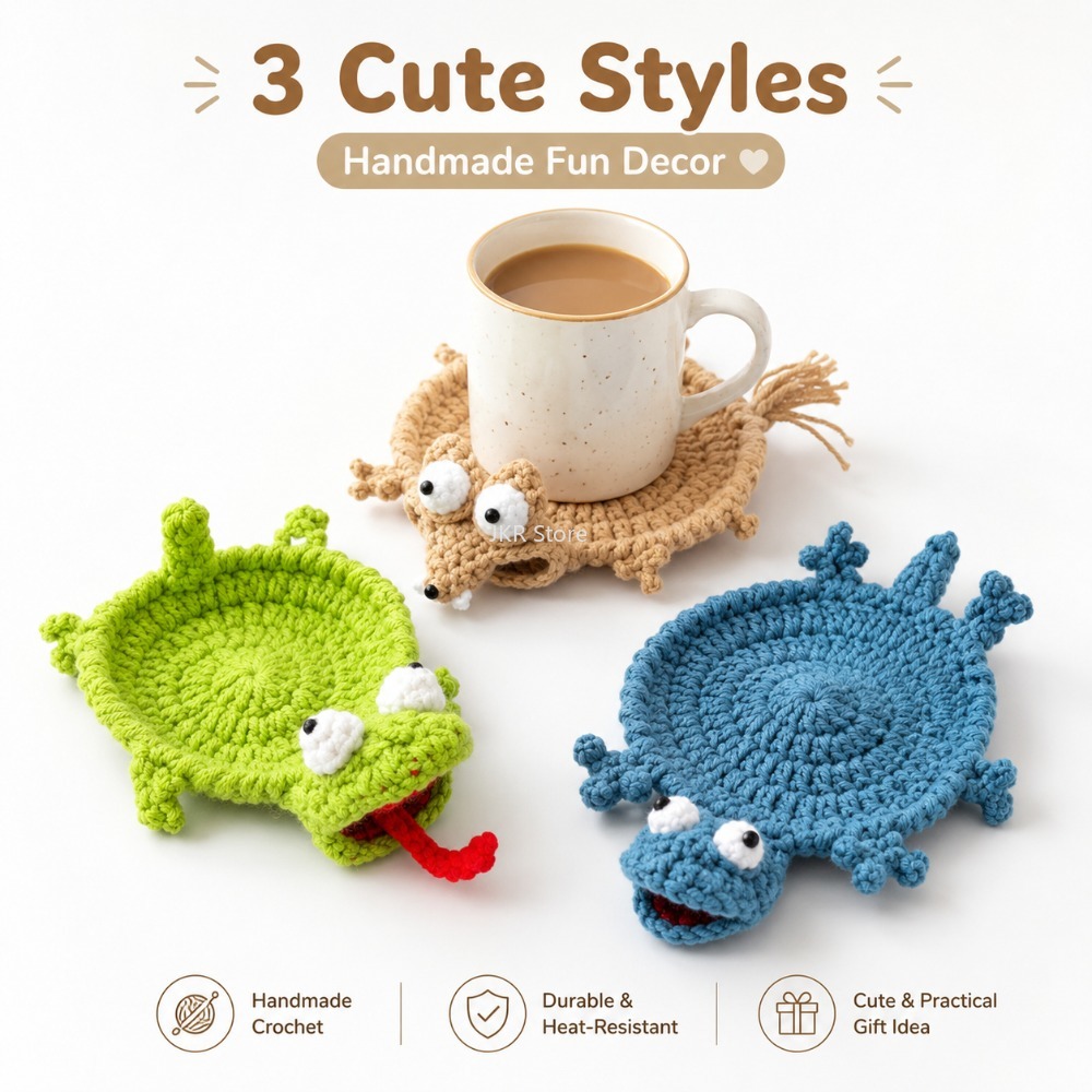 Posavasos de ganchillo con dis - Coffee Tea Mix reseña y precio