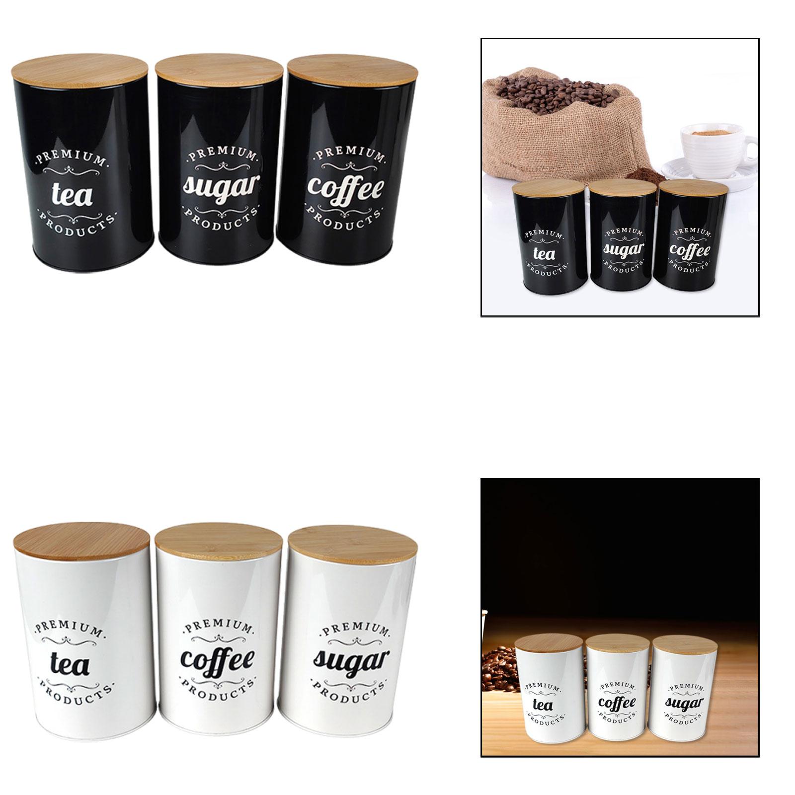 Contenedor de café, té y azúca - Coffee Tea Sugar Container Set reseña y precio