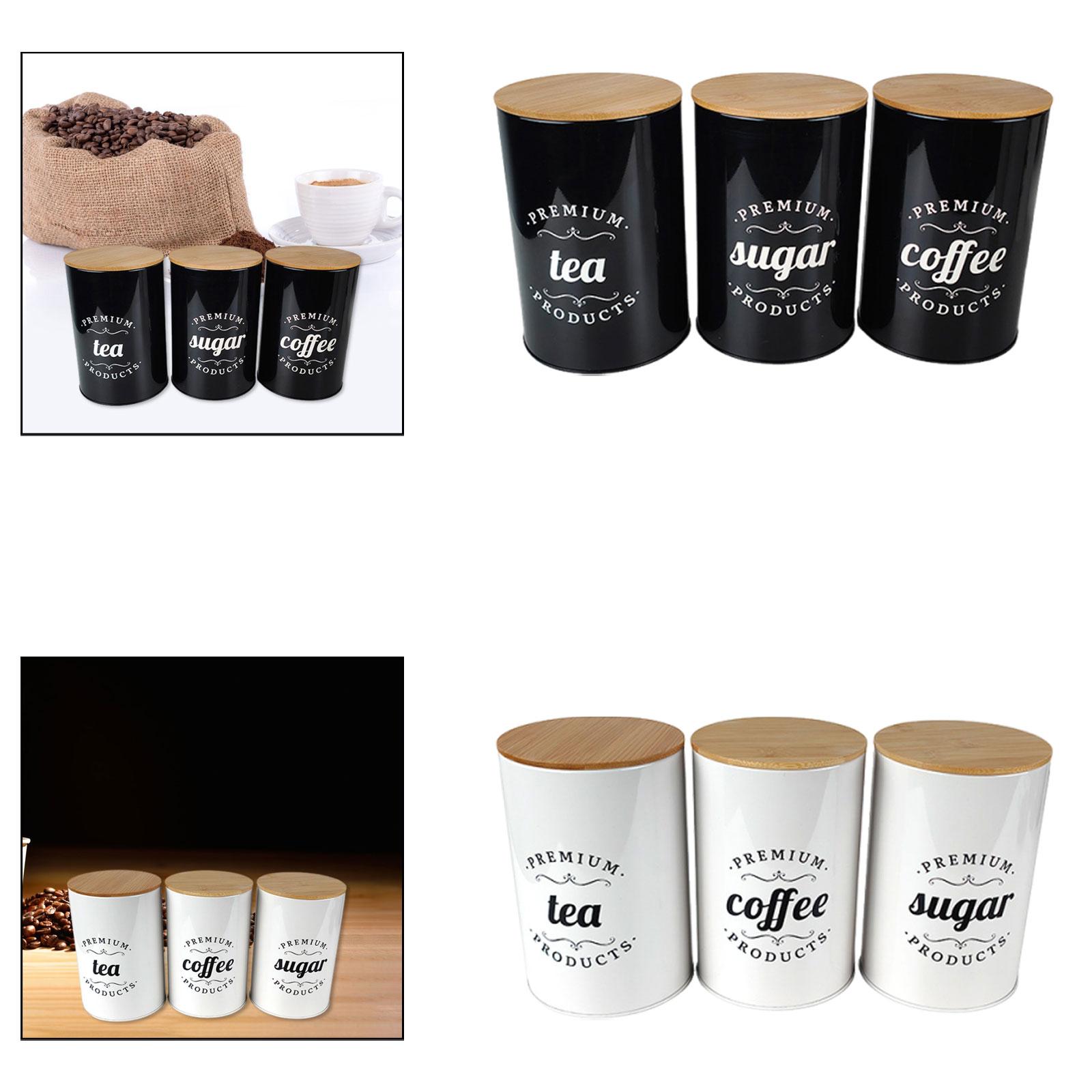 Contenedor de café, té y azúca - Coffee Tea Sugar Container Set reseña y precio