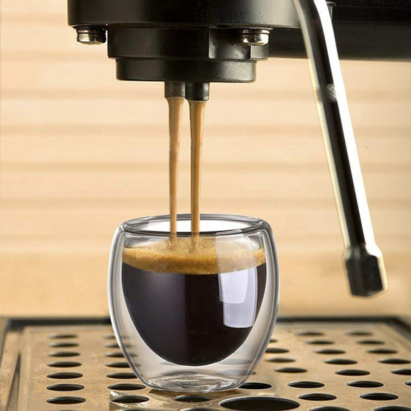 Tazas de café de vidrio de dob - Coffee Tea Mix reseña y precio
