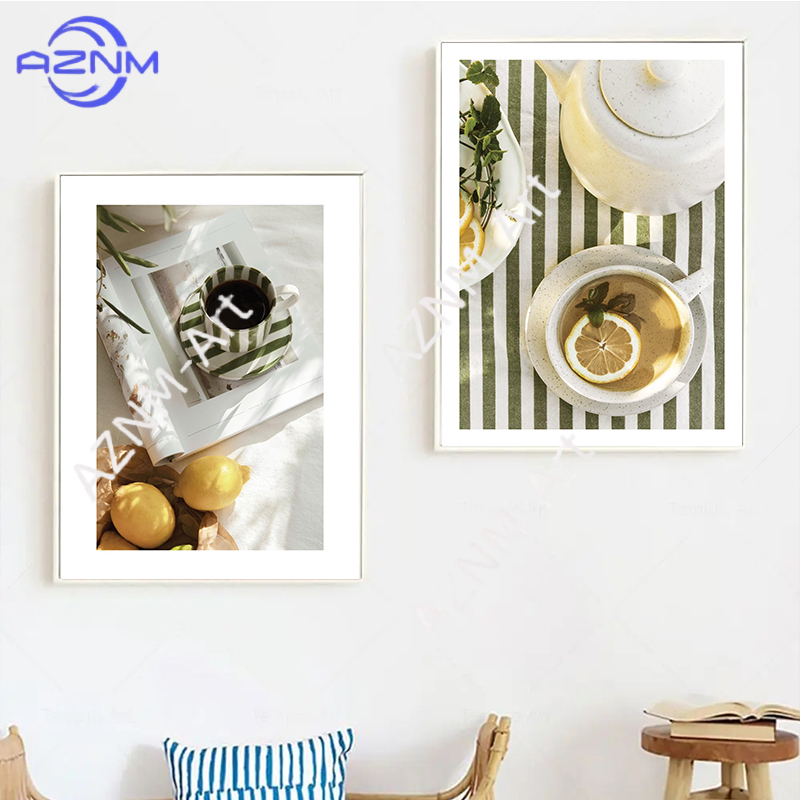 Póster de moda para mujer, imp - Coffee Tea Picture reseña y precio