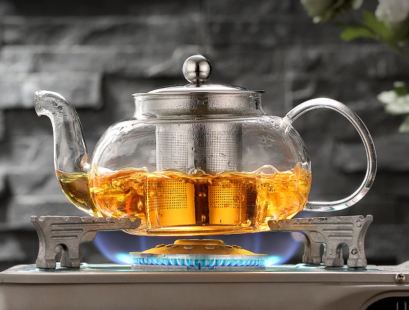 Tetera de cristal resistente a - Coffee Tea Mix reseña y precio