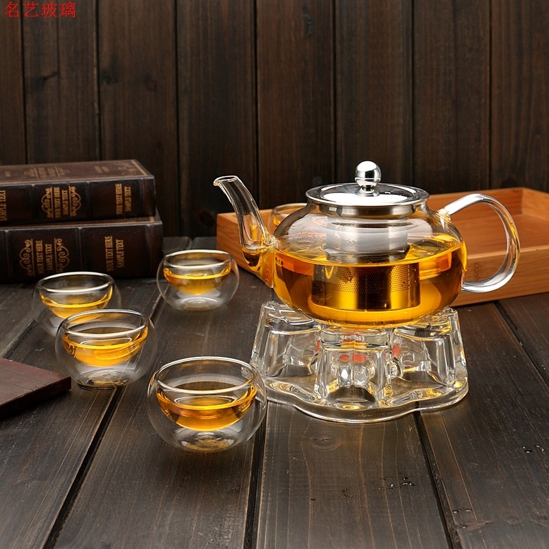 Tetera de cristal resistente a - Coffee Tea Mix reseña y precio