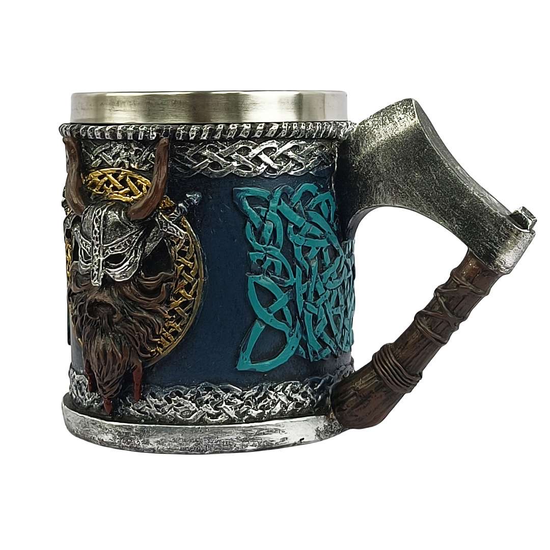 Vaso de cerveza vikinga Valhal - Coffee Tea Tumbler reseña y precio
