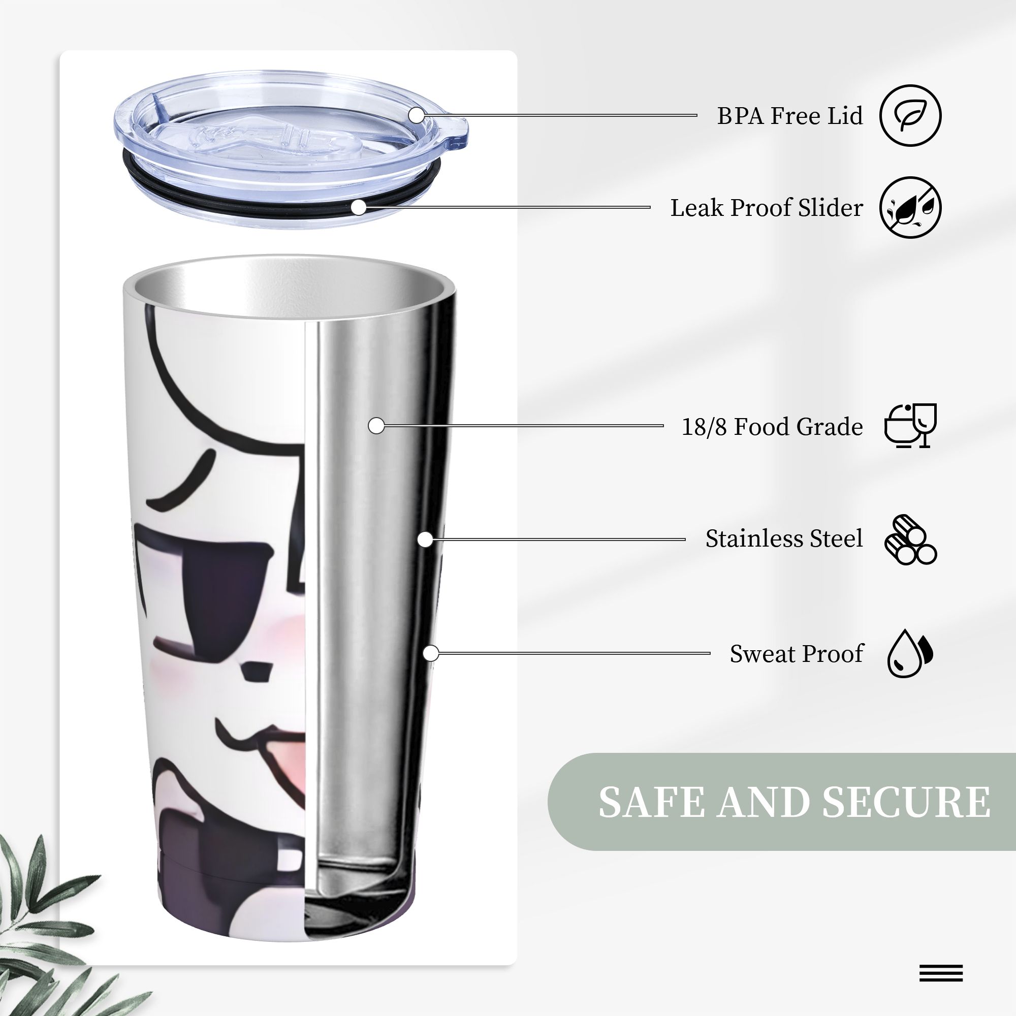 Boykissers Silly Tumbler - Vas - Coffee Tea Tumbler reseña y precio