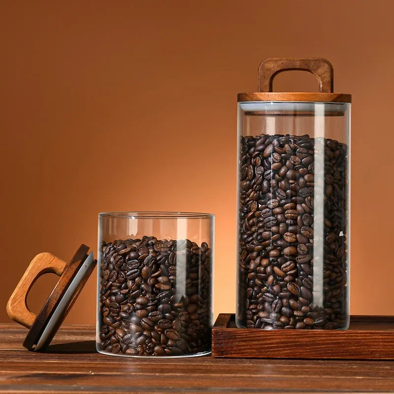 Tarro de vidrio transparente c - Canister Coffee Sugar Tea reseña y precio