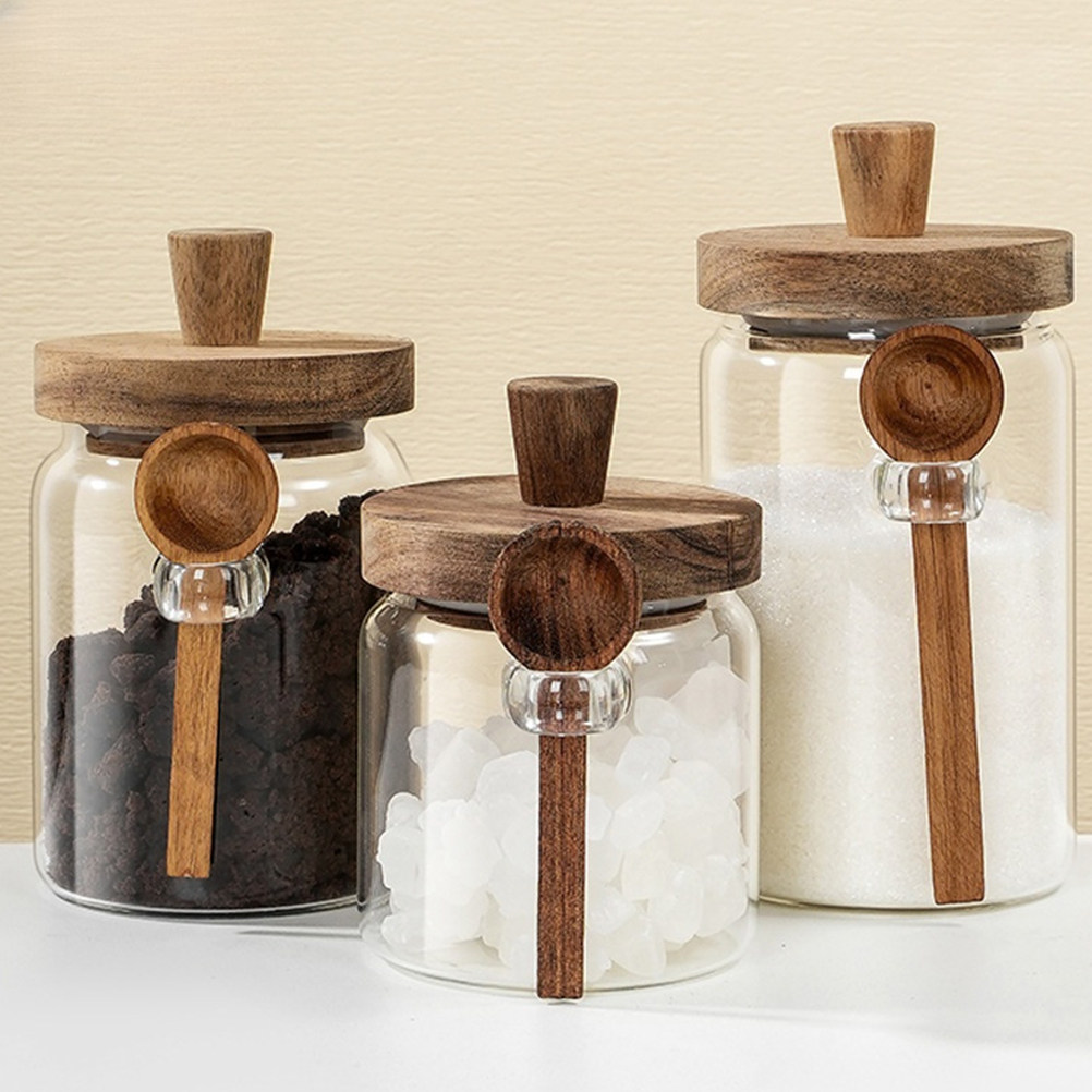 Frasco de Vidrio para Almacena - Coffee Tea Containers reseña y precio