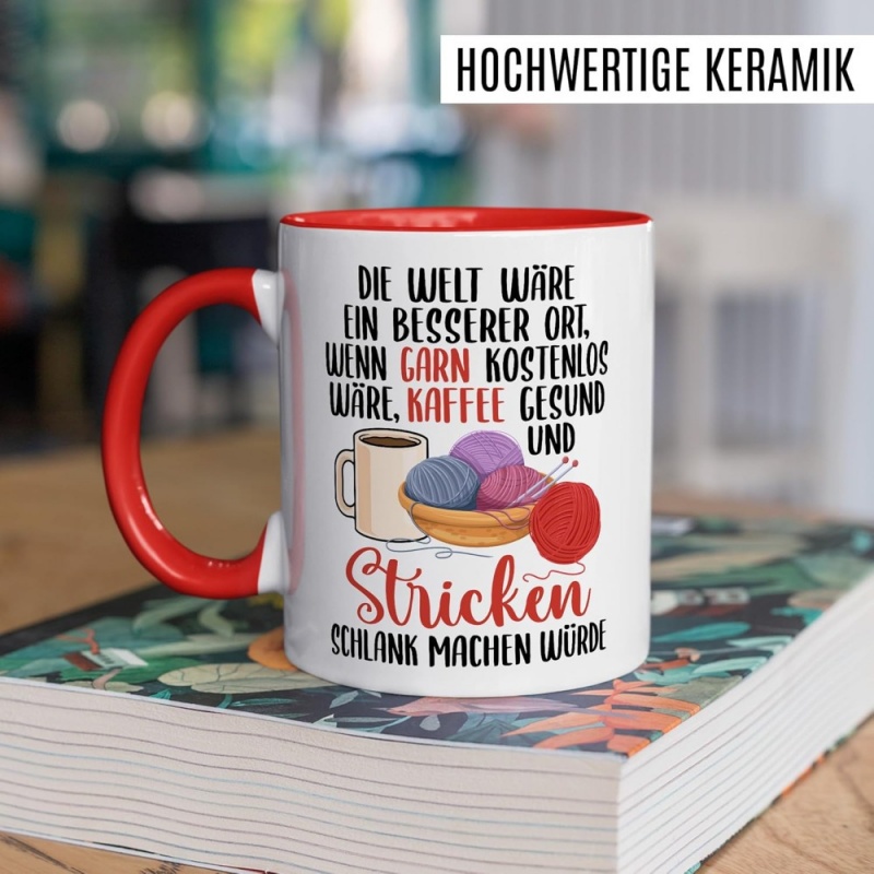 1 Taza divertida para tejer -  - Coffee Tea Me reseña y precio