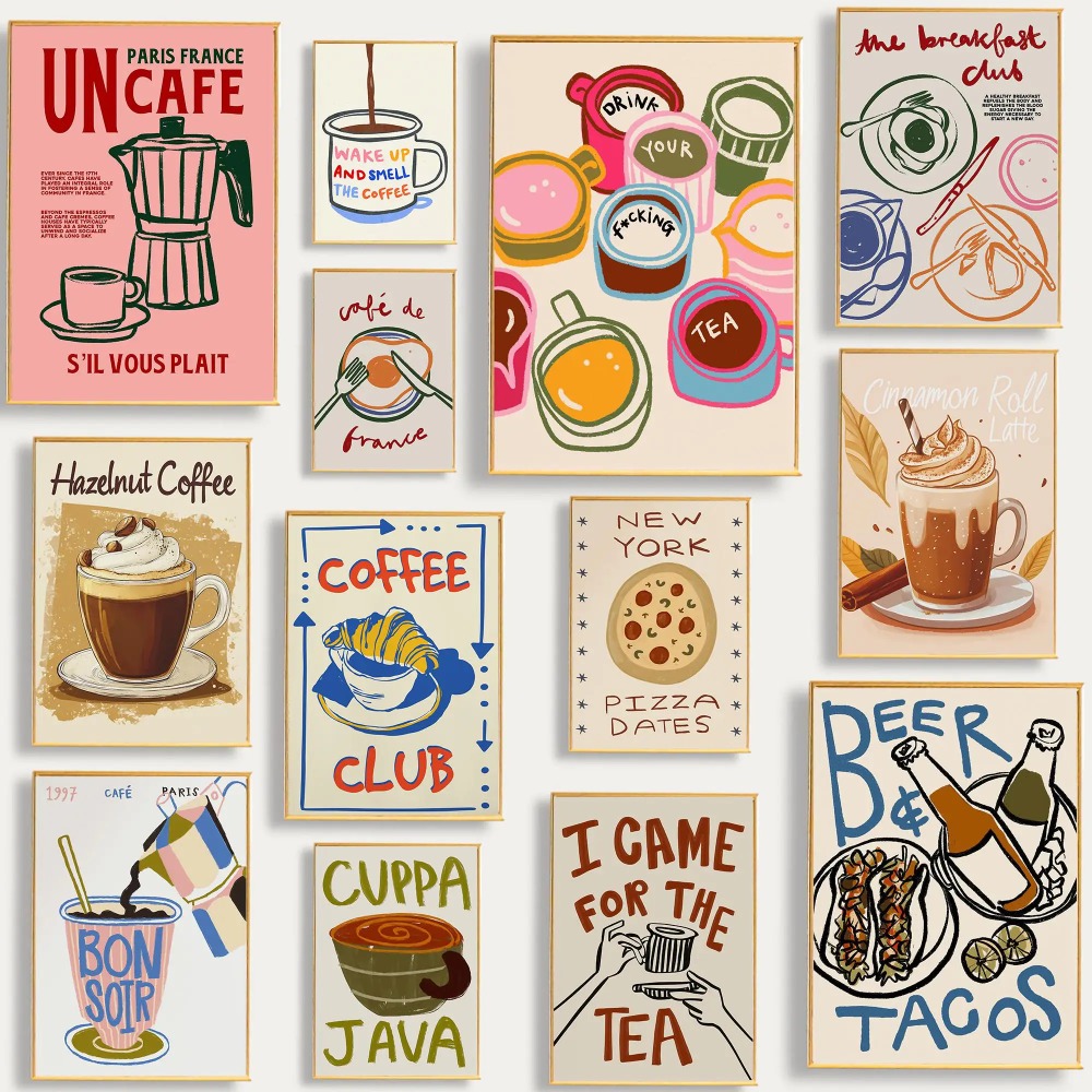 Cafetería, té de la tarde, Cro - Coffee Tea Picture reseña y precio
