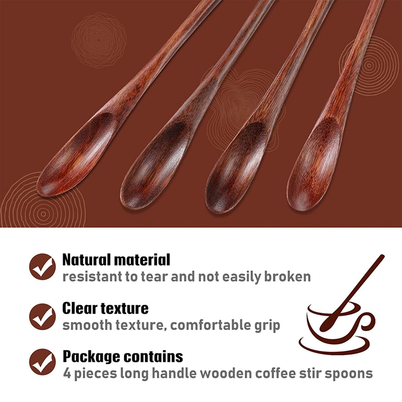 Cucharas de madera para té hel - Coffee Tea Mix reseña y precio