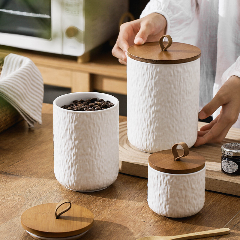 Tarro de almacenamiento de cer - Coffee Tea Sugar Container Set reseña y precio