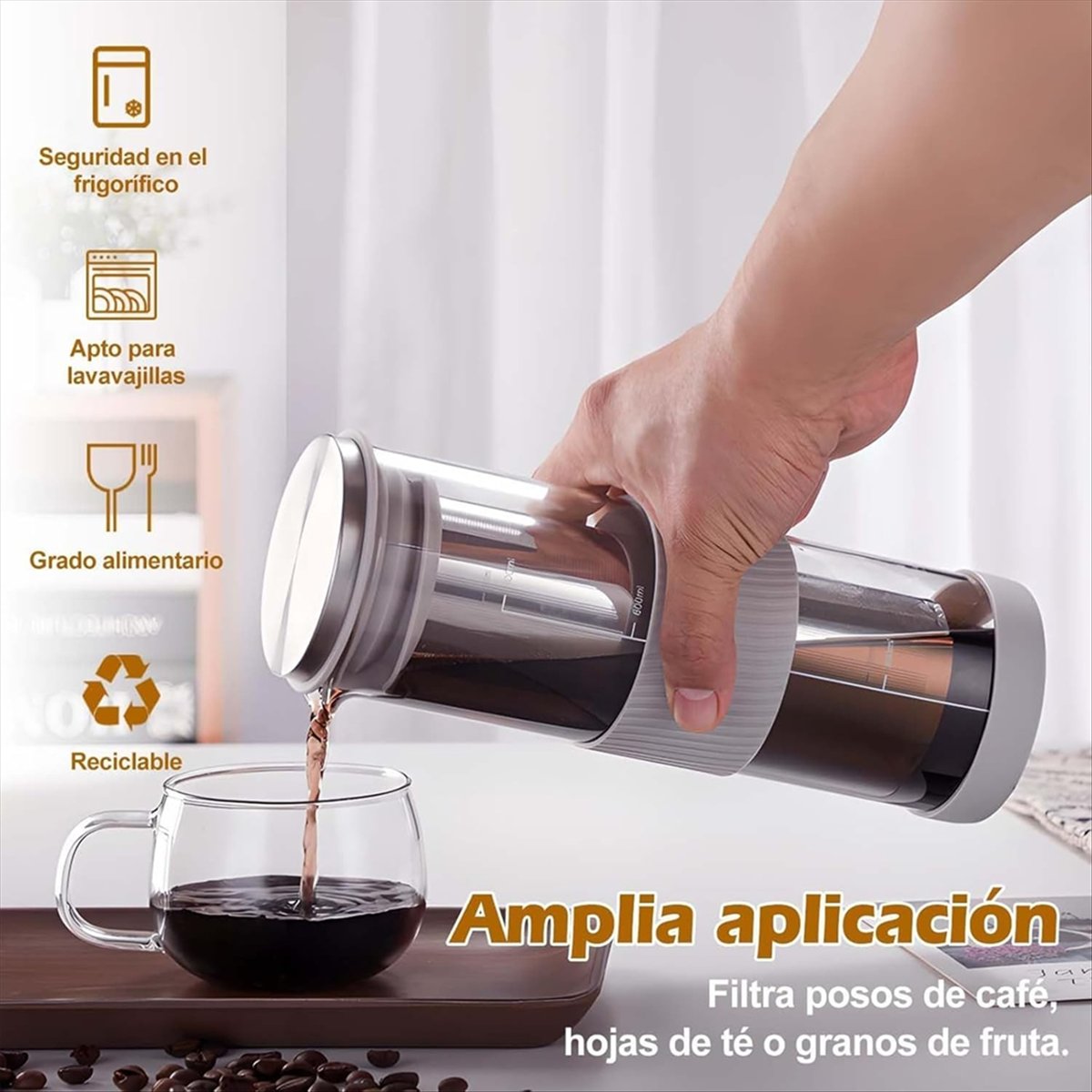 【NUEVO】Jarra para preparar caf - Cold Brew Jar reseña y precio