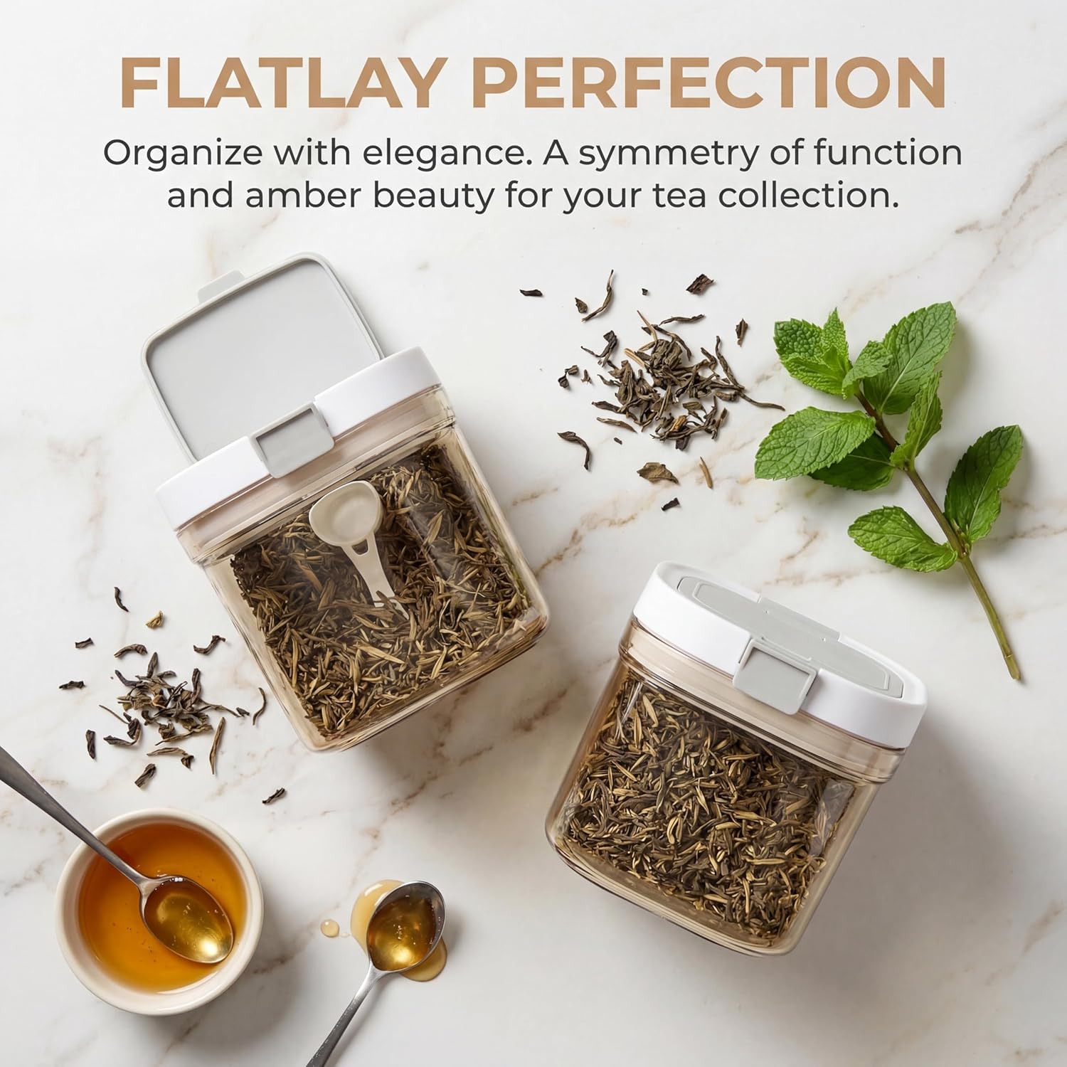 2 Recipientes para Café con Cu - Coffee Tea Sugar Container Set reseña y precio