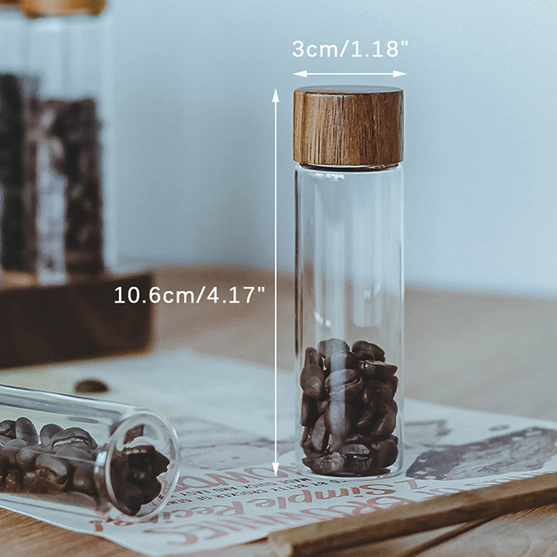 Tubo de vidrio para granos de  - Coffee Tea Tumbler reseña y precio