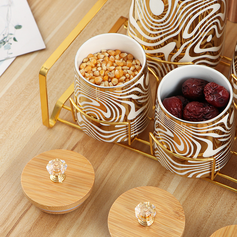 Juego de 7 botes de cocina de  - Canister Coffee Sugar Tea reseña y precio