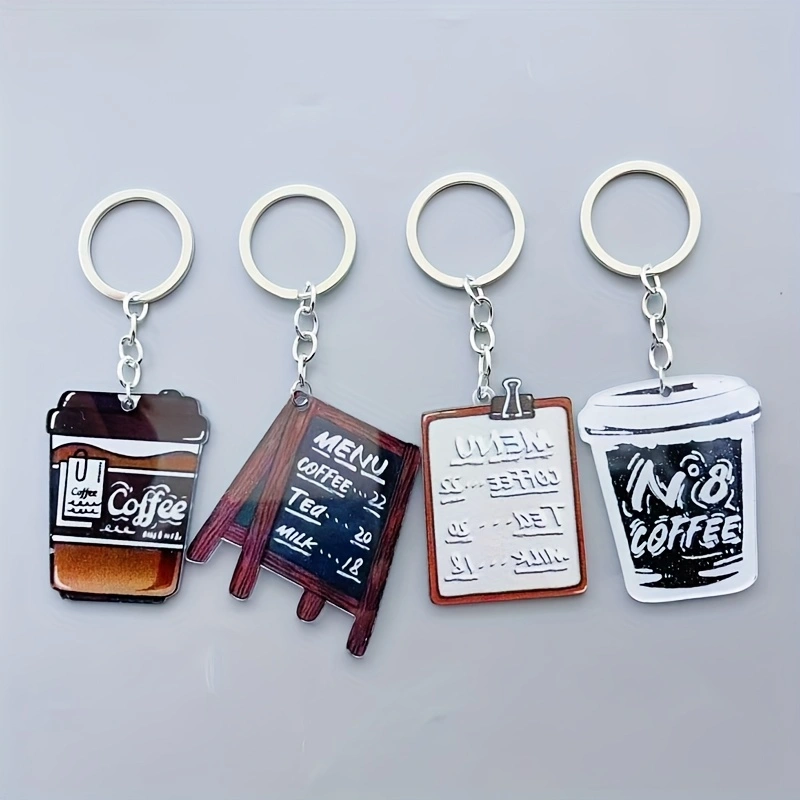 Llavero de acrílico con forma  - Coffee&Tea House Opinie reseña y precio